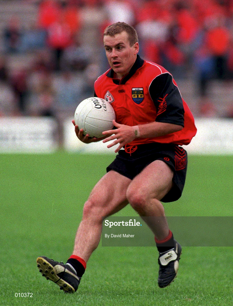 23th June 1996; James McCartan of Down during the Bank of Ireland Ulster Senior Football Championship Quarter-Final match between Down and Monaghan at St. Tiernach's Park in Clones, Monaghan. Photo by David Maher/Sportsfile
