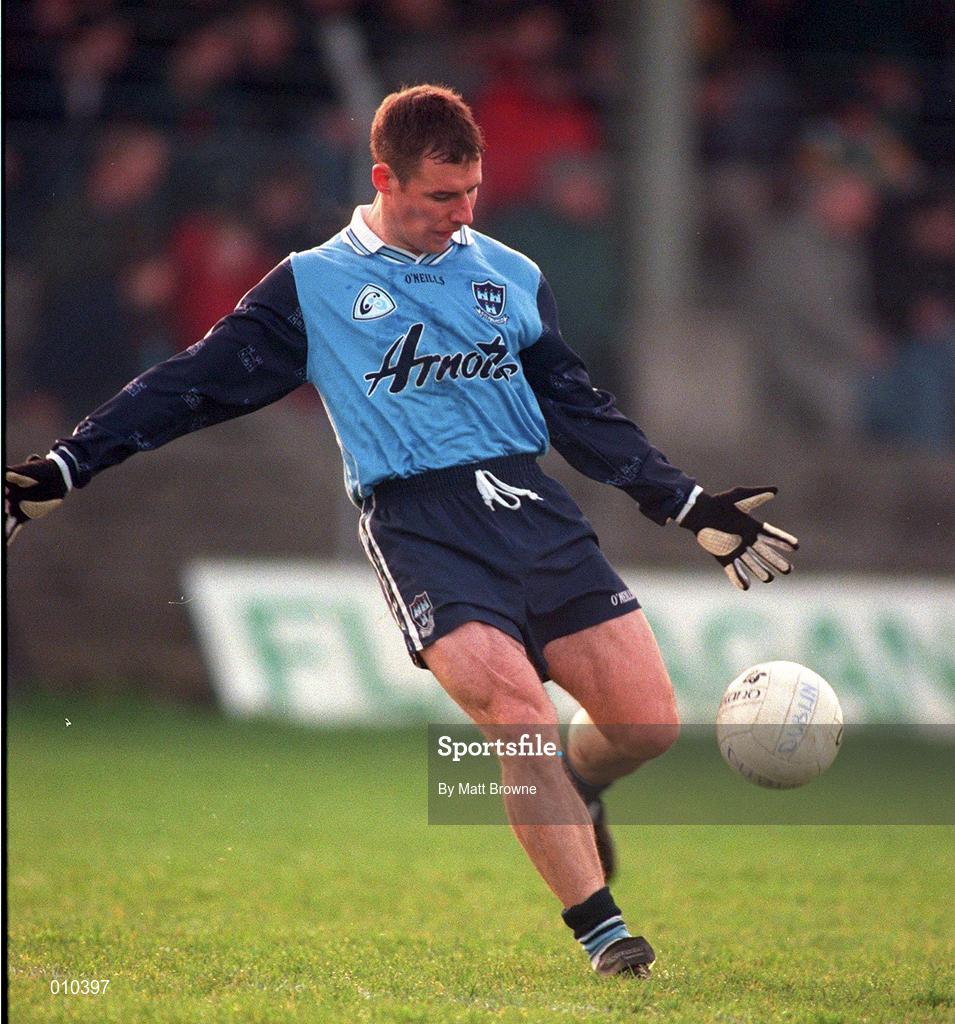 29 November 1998; Jim Gavin of Dublin during the Church & General National Football League Division 1a match between Offaly and Dublin at O'Connor Park in Tullamore, Offaly. Photo by Matt Browne/Sportsfile