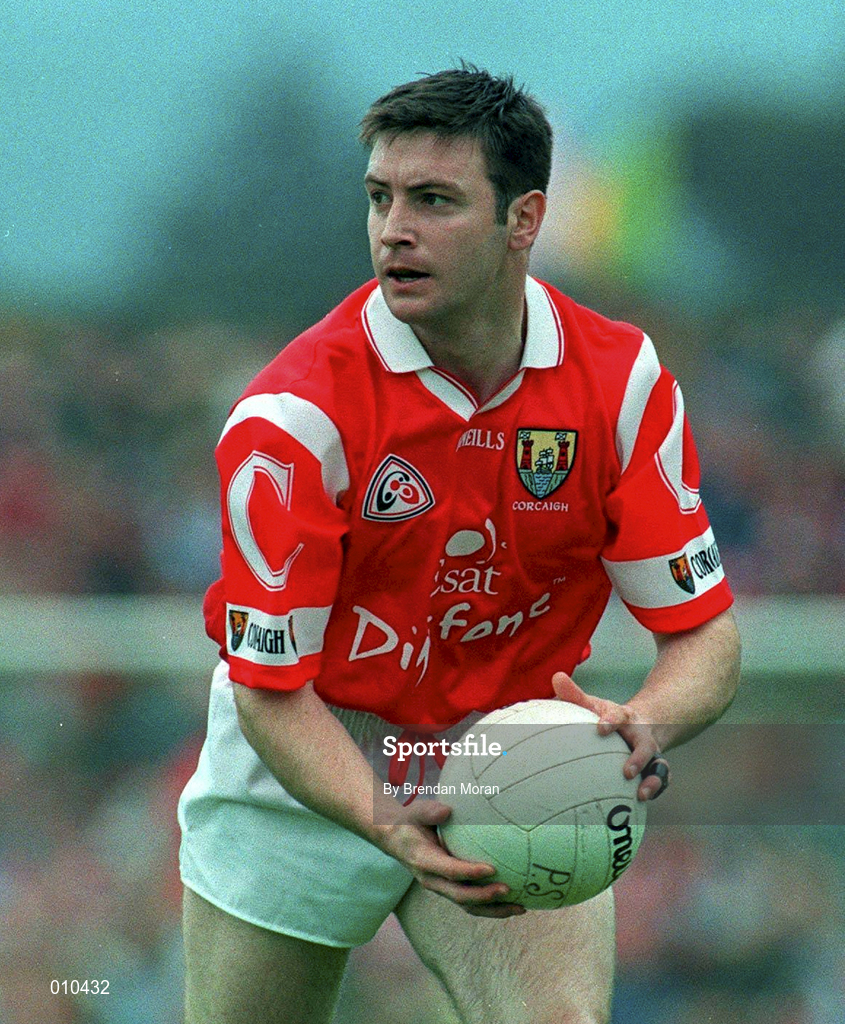 5 July 1998; Joe Kavanagh of Cork during the Bank of Ireland Munster Senior Football Championship semi-final match between Kerry and Cork at Fitzgerald Stadium in Killarney, Kerry. Photo by Brendan Moran/Sportsfile