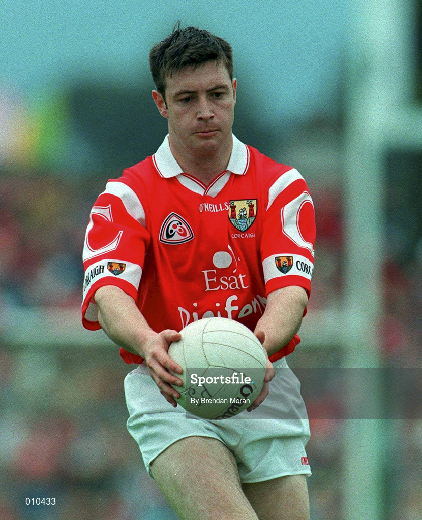 5 July 1998; Joe Kavanagh of Cork during the Bank of Ireland Munster Senior Football Championship semi-final match between Kerry and Cork at Fitzgerald Stadium in Killarney, Kerry. Photo by Brendan Moran/Sportsfile