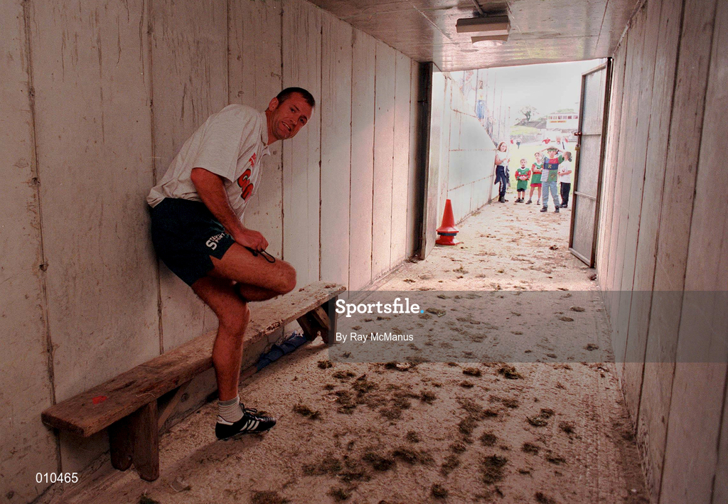 3 September 1996; Mayo manager John Maughan in the players tunnel at McHale Park in Castlebar, Mayo, during a press night ahead of their Bank of Ireland All-Ireland Senior Football Championship Final against Meath. Photo by Ray McManus/Sportsfile