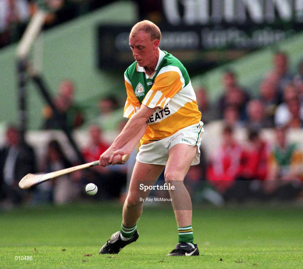 23 August 1998; John Troy of Offaly during the Guinness All-Ireland Senior Hurling Championship semi-final replay match between Offaly and Clare at Croke Park in Dublin. Photo by Ray McManus/Sportsfile