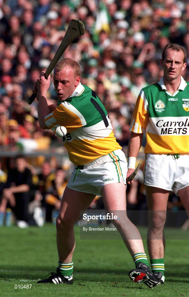 13 September 1998; John Troy of Offaly during the Guinness All-Ireland Senior Hurling Championship Final match between Offaly and Kilkenny at Croke Park in Dublin. Photo by Brendan Moran/Sportsfile