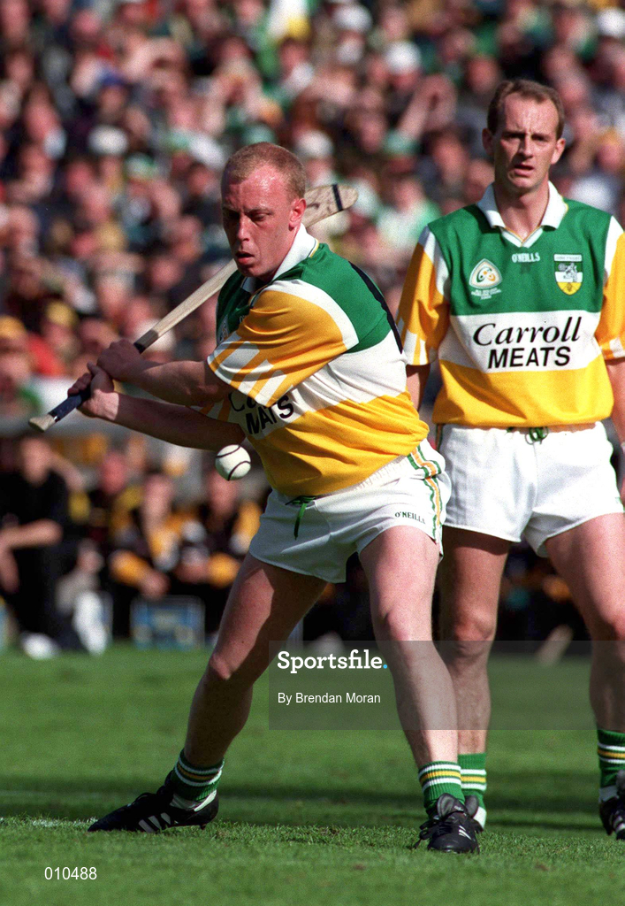 13 September 1998; John Troy of Offaly during the Guinness All-Ireland Senior Hurling Championship Final match between Offaly and Kilkenny at Croke Park in Dublin. Photo by Brendan Moran/Sportsfile