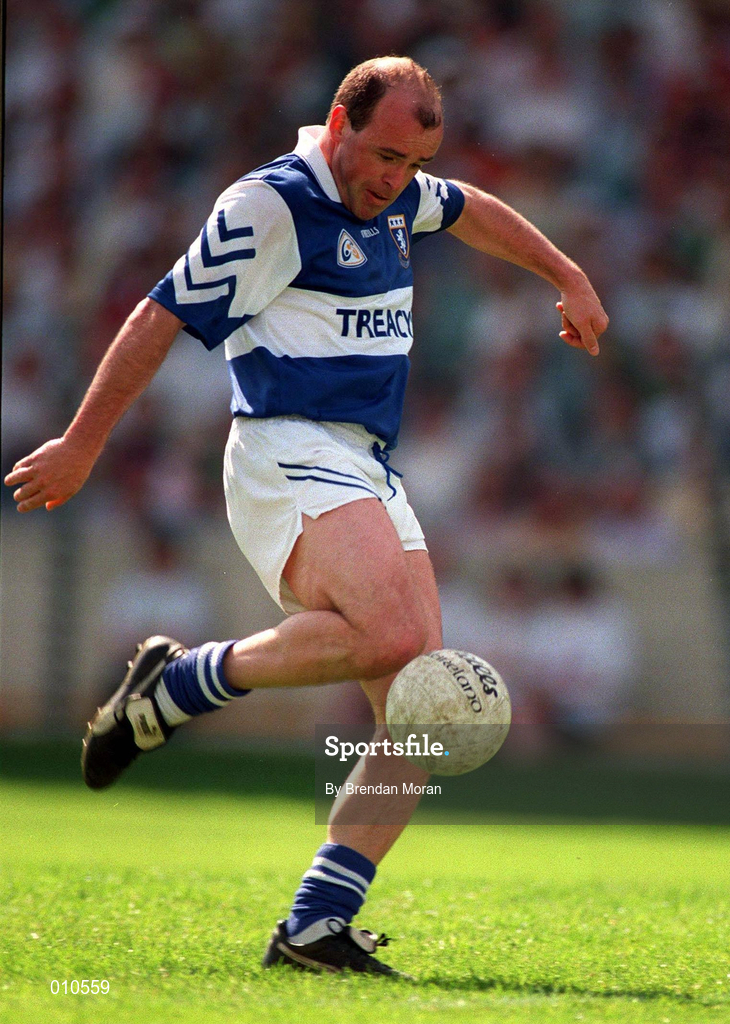 7 June 1998; Leo Turley of Laois during the Bank of Ireland Leinster Senior Football Championship Quarter-Final match between Laois and Westmeath at Croke Park in Dublin. Photo by Brendan Moran/Sportsfile