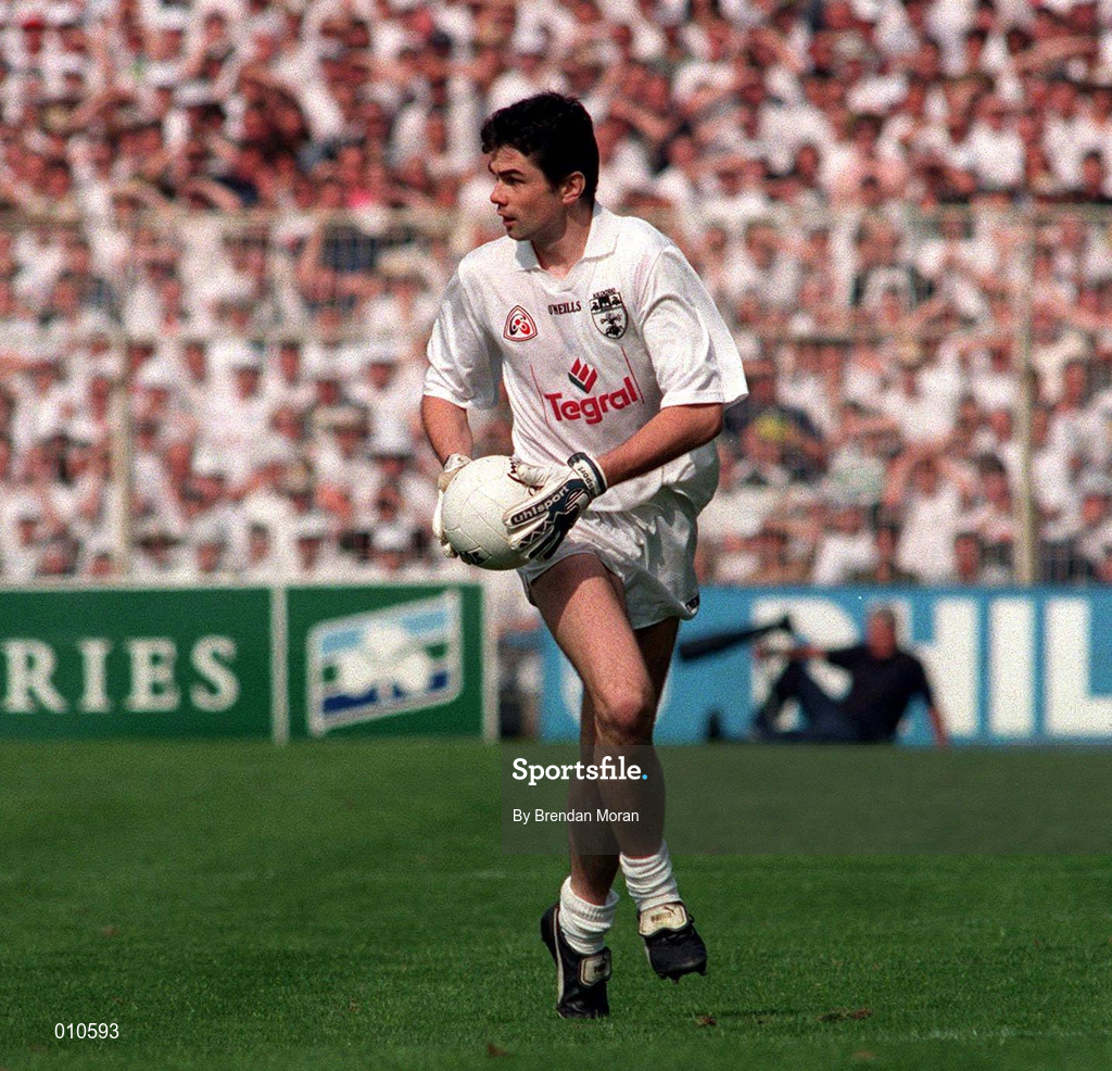 30 August 1998; Martin Lynch of Kildare during the All-Ireland Senior Football Championship Semi-Final match between Kildare and Kerry at Croke Park in Dublin. Photo by Brendan Moran/Sportsfile