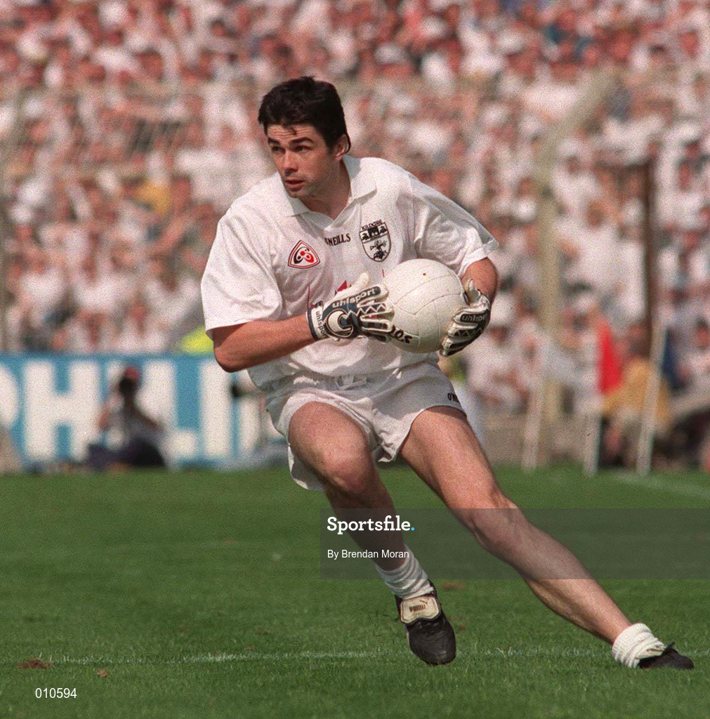 30 August 1998; Martin Lynch of Kildare during the All-Ireland Senior Football Championship Semi-Final match between Kildare and Kerry at Croke Park in Dublin. Photo by Brendan Moran/Sportsfile