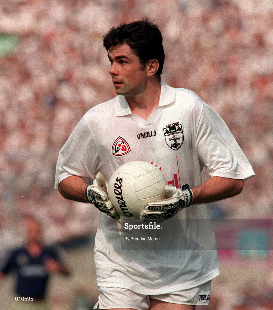 30 August 1998; Martin Lynch of Kildare during the All-Ireland Senior Football Championship Semi-Final match between Kildare and Kerry at Croke Park in Dublin. Photo by Brendan Moran/Sportsfile