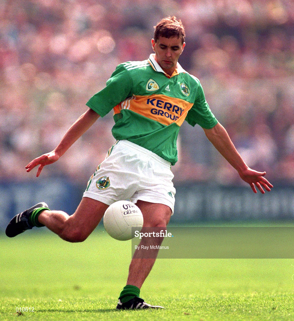 30 August 1998; Maurice Fitzgerald of Kerry during the All-Ireland Senior Football Championship Semi-Final match between Kildare and Kerry at Croke Park in Dublin. Photo by Ray McManus/Sportsfile