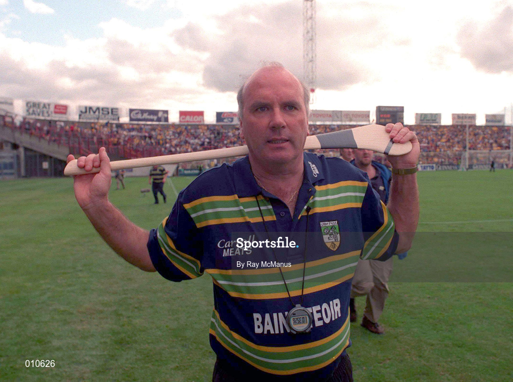 23 August 1998; Offaly manager Michael Bond after the Guinness All-Ireland Senior Hurling Championship semi-final replay match between Offaly and Clare at Croke Park in Dublin. Photo by Ray McManus/Sportsfile