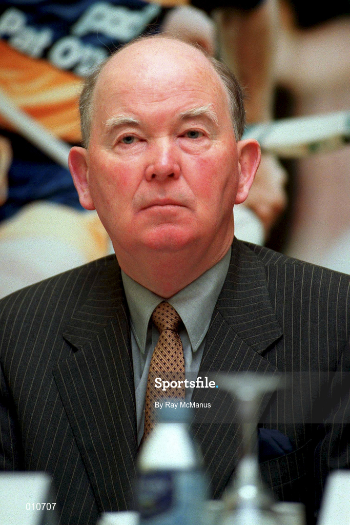 18 April 1998; Noel Walsh during the GAA Annual Congress at the Burlington Hotel in Dublin. Photo by Ray McManus/Sportsfile