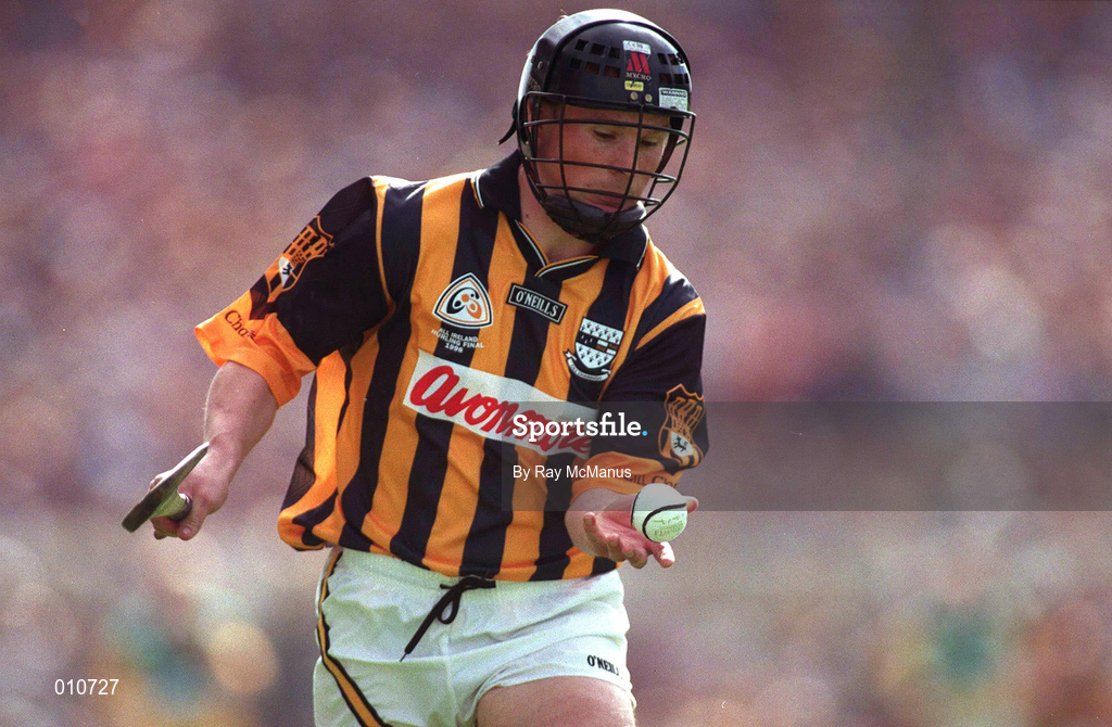 13 September 1998; PJ Delaney of Kilkenny during the Guinness All-Ireland Senior Hurling Championship Final between Offaly and Kilkenny at Croke Park in Dublin. Photo by Ray McManus/Sportsfile