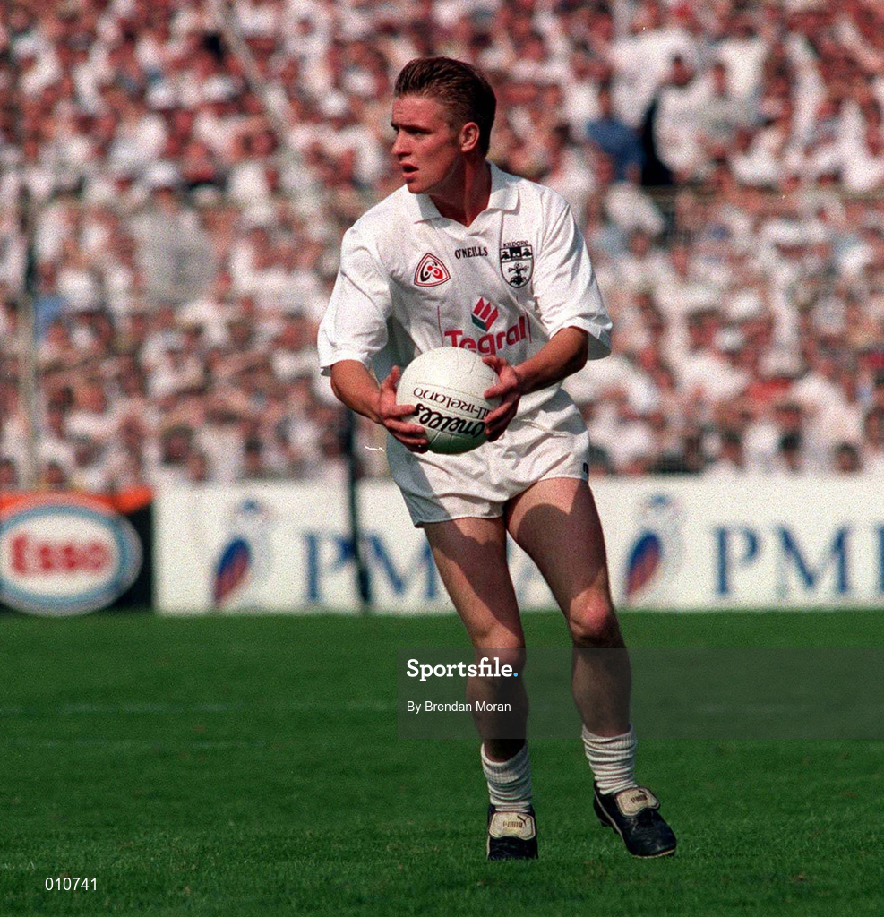 30 August 1998; Padraig Brennan of Kildare during the All-Ireland Senior Football Championship Semi-Final match between Kildare and Kerry at Croke Park in Dublin. Photo by Brendan Moran/Sportsfile