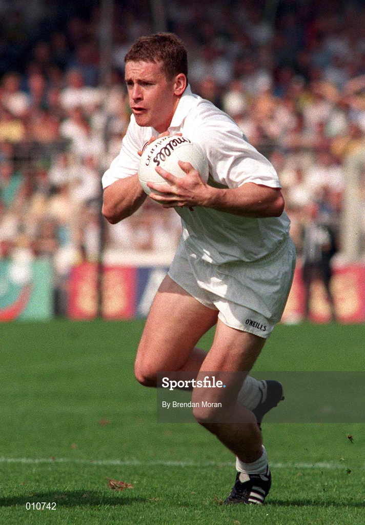 30 August 1998; Padraig Brennan of Kildare during the All-Ireland Senior Football Championship Semi-Final match between Kildare and Kerry at Croke Park in Dublin. Photo by Brendan Moran/Sportsfile