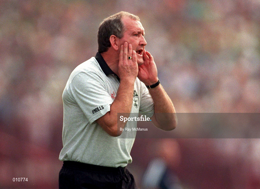 30 August 1998; Kildare selector Pat McCarthy during the Bank of Ireland All-Ireland Senior Football Championship Semi-Final match between Kildare and Kerry at Croke Park in Dublin. Photo by Ray McManus/Sportsfile