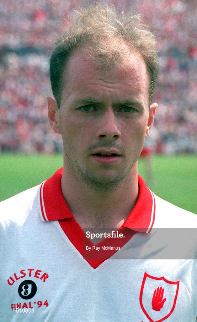 17 July 1994; Peter Canavan of Tyrone prior to the Bank of Ireland Ulster Senior Football Championship Final match between Down and Tyrone at St. Tiernach's Park in Clones, Monaghan. Photo by Ray McManus/Sportsfile