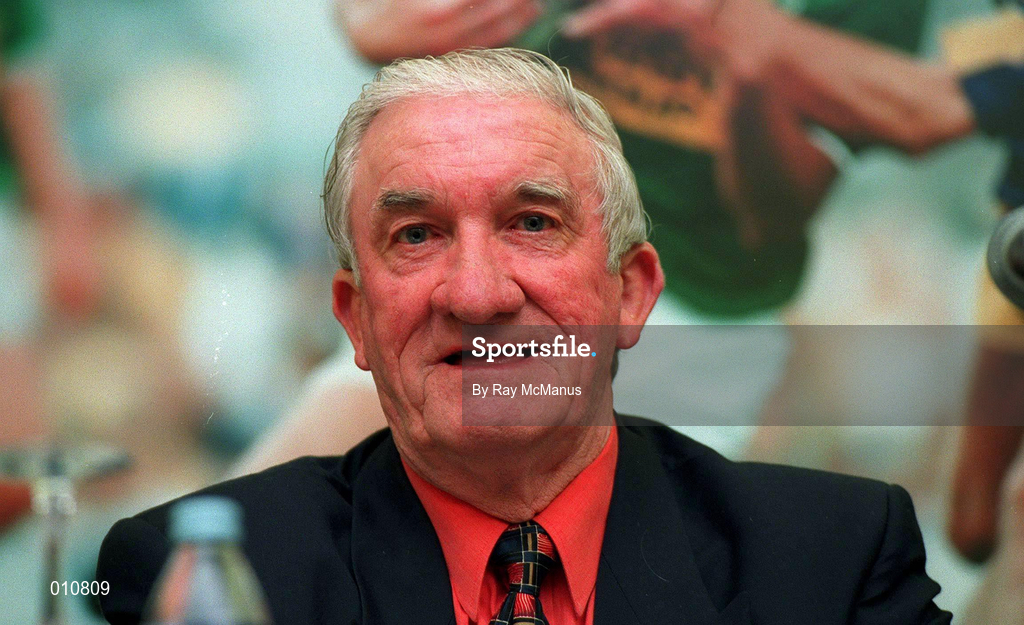 18 April 1998; Connacht Council President Phelim Murphy during the GAA Annual Congress in the Burlington Hotel in Dublin. Photo by Ray McManus/Sportsfile