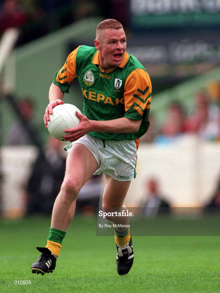 2 August 1998; Tommy Dowd of Meath during the Bank of Ireland Leinster Senior Football Championship Final between Kildare and Meath at Croke Park in Dublin. Photo by Ray McManus/Sportsfile