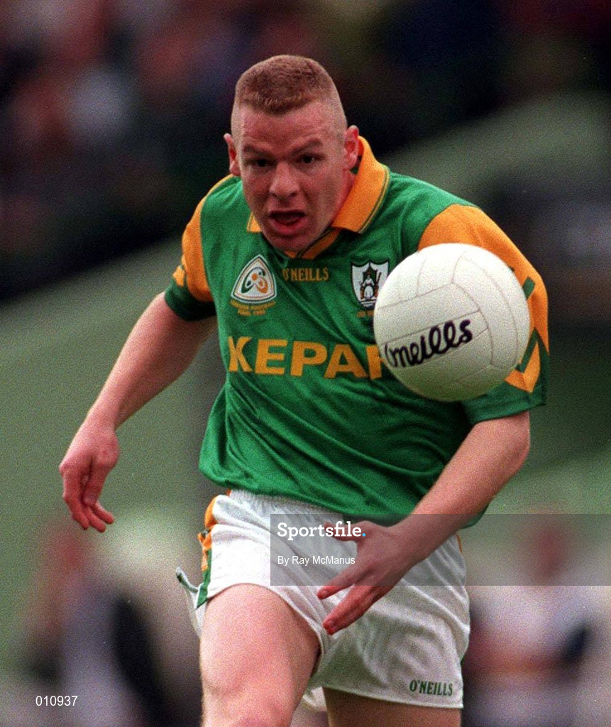 2 August 1998; Tommy Dowd of Meath during the Bank of Ireland Leinster Senior Football Championship Final between Kildare and Meath at Croke Park in Dublin. Photo by Ray McManus/Sportsfile