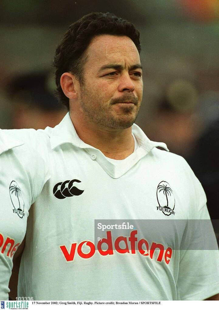 17 November 2002; Greg Smith, Fiji. Rugby. Picture credit; Brendan Moran / SPORTSFILE
