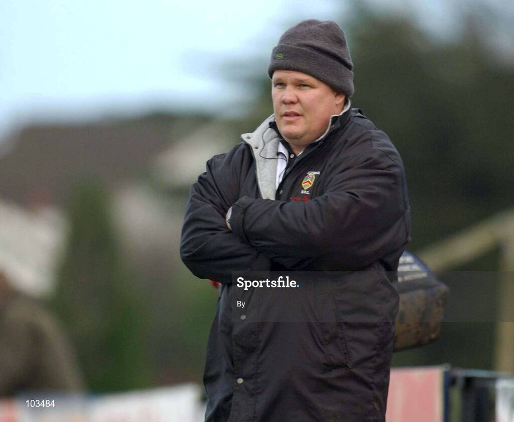 30 November 2002; Tony D'Arcy, Ballymena coach. Rugby. Picture credit; Matt Browne / SPORTSFILE *EDI*