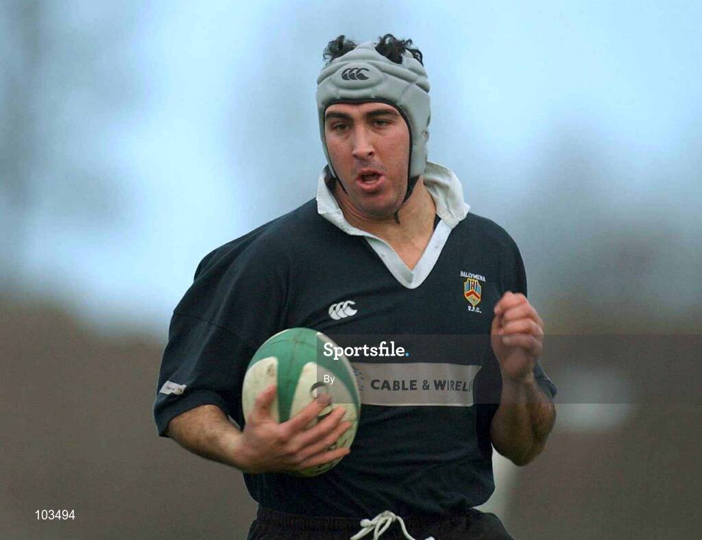 30 November 2002; Matt Waterhouse, Ballymena. Rugby. Picture credit; Matt Browne / SPORTSFILE *EDI*