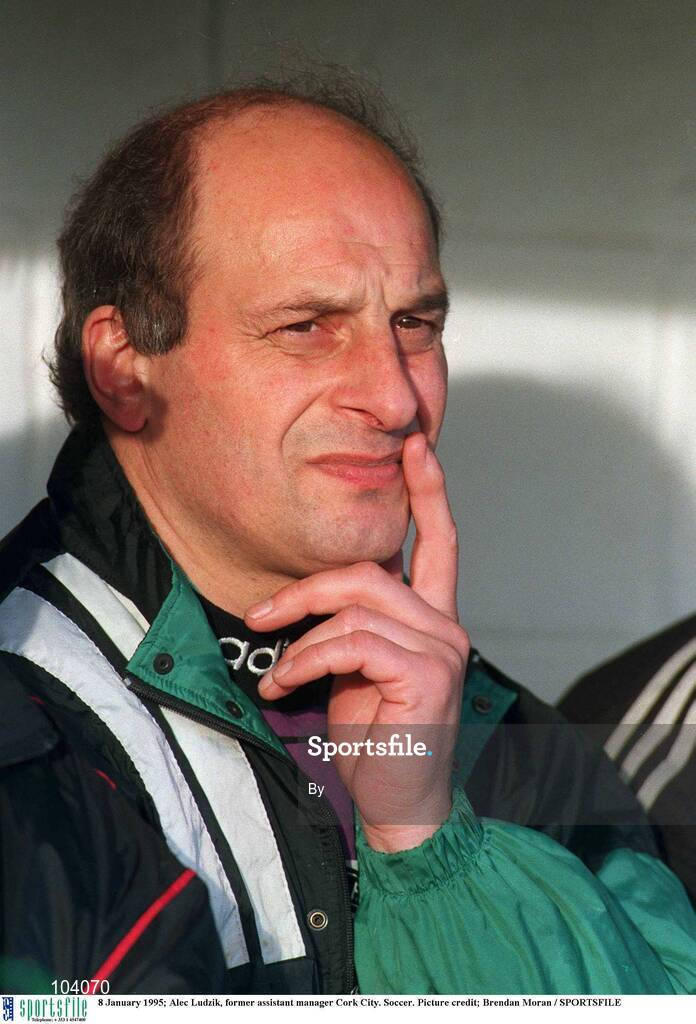 8 January 1995; Alec Ludzik, former assistant manager Cork City. Soccer. Picture credit; Brendan Moran / SPORTSFILE