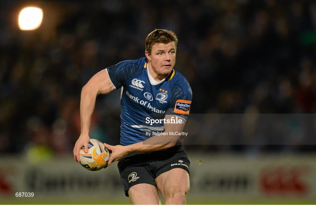 22 September 2012; Brian O'Driscoll, Leinster. Celtic League 2012/13, Round 4, Leinster v Edinburgh, RDS, Ballsbridge, Dublin. Picture credit: Stephen McCarthy / SPORTSFILE