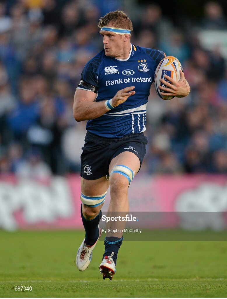 22 September 2012; Jamie Heaslip, Leinster. Celtic League 2012/13, Round 4, Leinster v Edinburgh, RDS, Ballsbridge, Dublin. Picture credit: Stephen McCarthy / SPORTSFILE