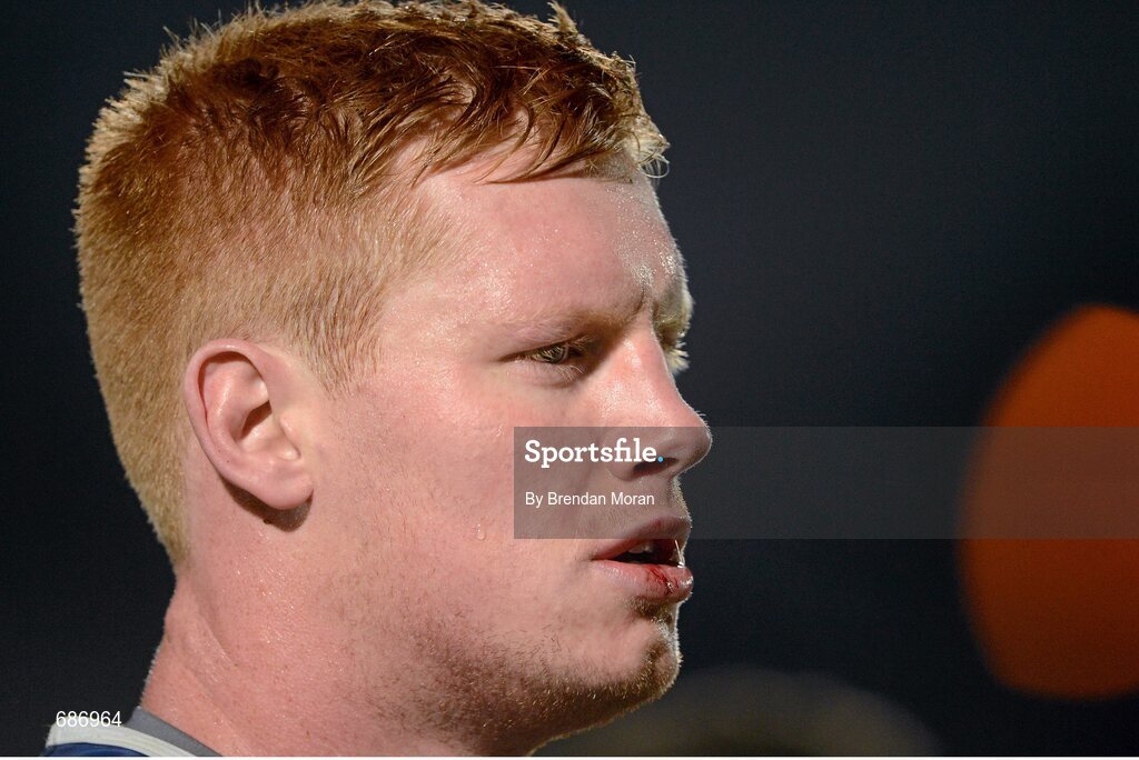 22 September 2012; Tom Denton, Leinster. Celtic League 2012/13, Round 4, Leinster v Edinburgh, RDS, Ballsbridge, Dublin. Picture credit: Brendan Moran / SPORTSFILE