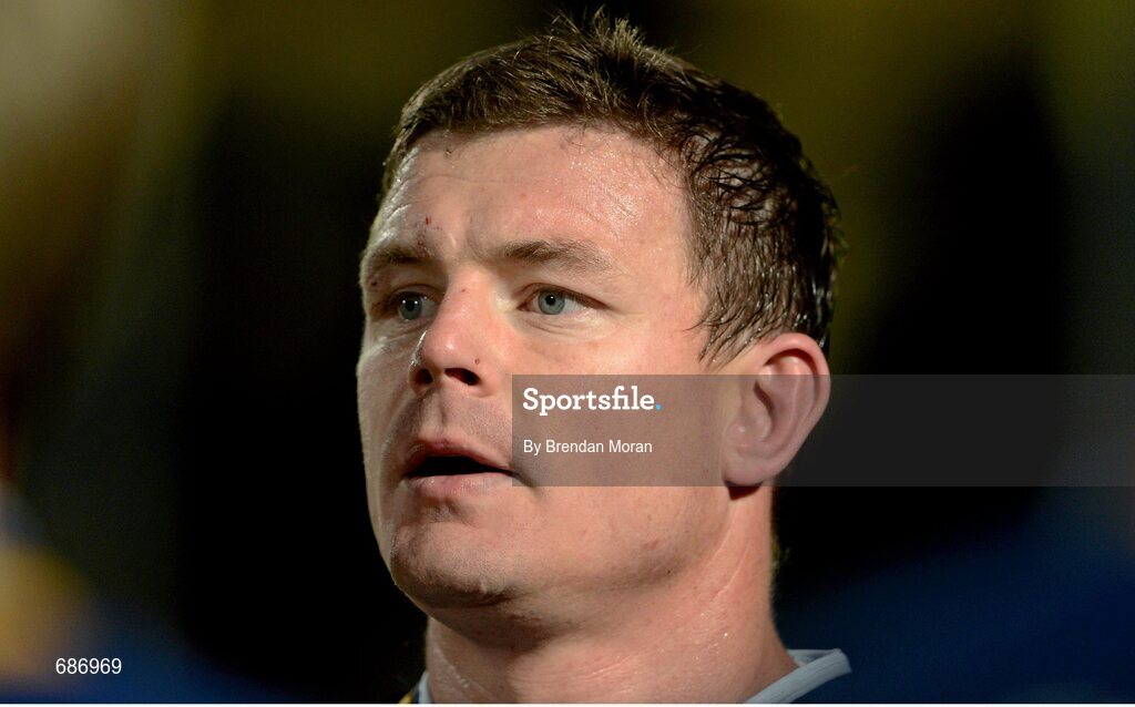 22 September 2012; Brian O'Driscoll, Leinster. Celtic League 2012/13, Round 4, Leinster v Edinburgh, RDS, Ballsbridge, Dublin. Picture credit: Brendan Moran / SPORTSFILE