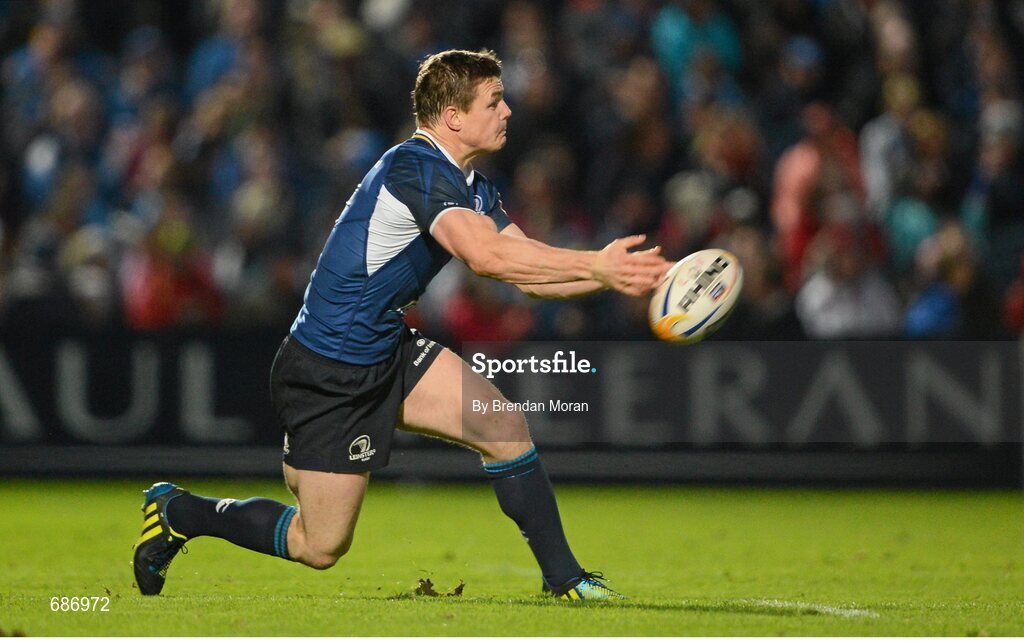 22 September 2012; Brian O'Driscoll, Leinster. Celtic League 2012/13, Round 4, Leinster v Edinburgh, RDS, Ballsbridge, Dublin. Picture credit: Brendan Moran / SPORTSFILE