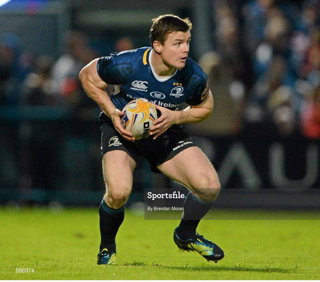 22 September 2012; Brian O'Driscoll, Leinster. Celtic League 2012/13, Round 4, Leinster v Edinburgh, RDS, Ballsbridge, Dublin. Picture credit: Brendan Moran / SPORTSFILE