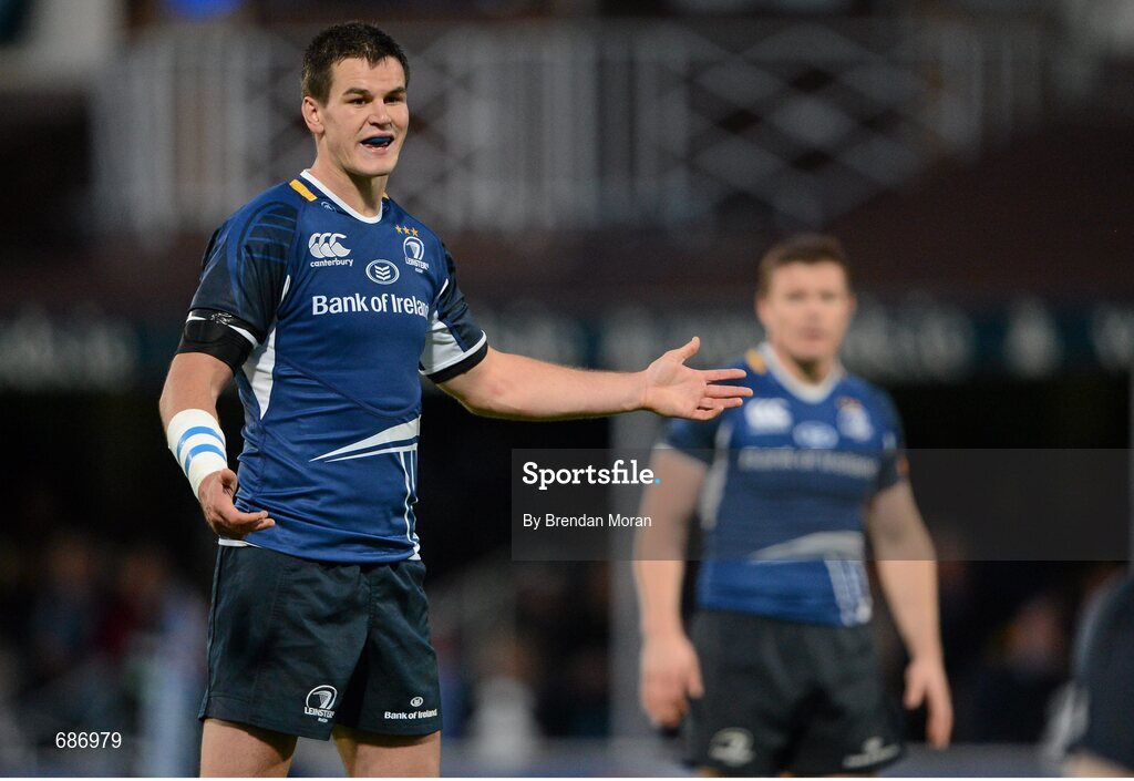 22 September 2012; Jonathan Sexton, Leinster. Celtic League 2012/13, Round 4, Leinster v Edinburgh, RDS, Ballsbridge, Dublin. Picture credit: Brendan Moran / SPORTSFILE