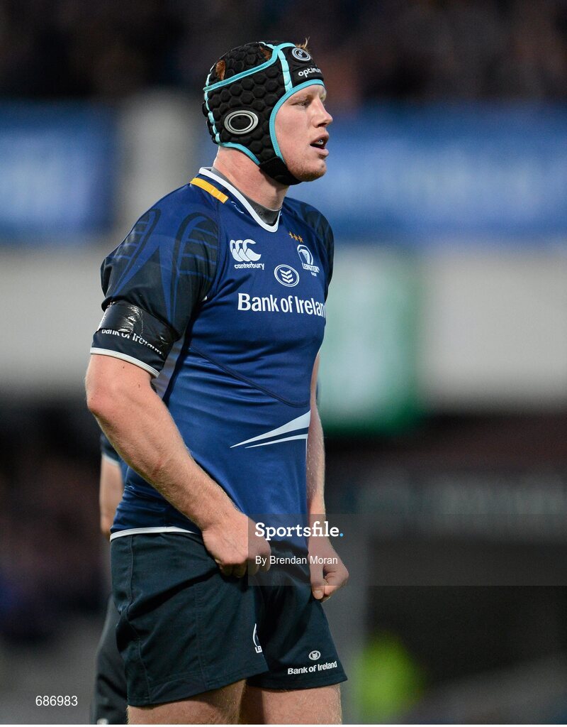 22 September 2012; Tom Denton, Leinster. Celtic League 2012/13, Round 4, Leinster v Edinburgh, RDS, Ballsbridge, Dublin. Picture credit: Brendan Moran / SPORTSFILE