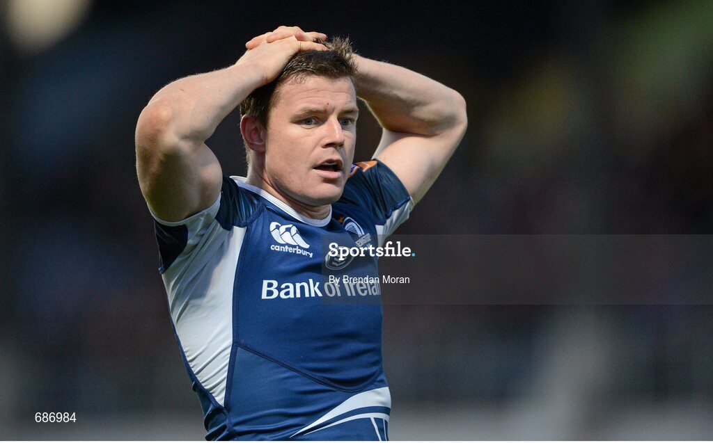 22 September 2012; Brian O'Driscoll, Leinster. Celtic League 2012/13, Round 4, Leinster v Edinburgh, RDS, Ballsbridge, Dublin. Picture credit: Brendan Moran / SPORTSFILE
