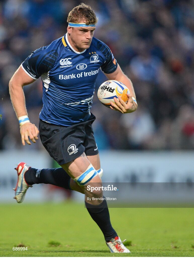 22 September 2012; Jamie Heaslip, Leinster. Celtic League 2012/13, Round 4, Leinster v Edinburgh, RDS, Ballsbridge, Dublin. Picture credit: Brendan Moran / SPORTSFILE
