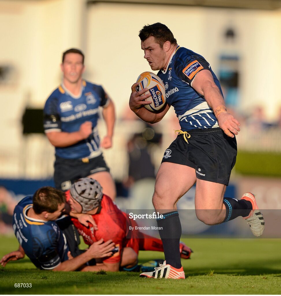 22 September 2012; Cian Healy, Leinster. Celtic League 2012/13, Round 4, Leinster v Edinburgh, RDS, Ballsbridge, Dublin. Picture credit: Brendan Moran / SPORTSFILE