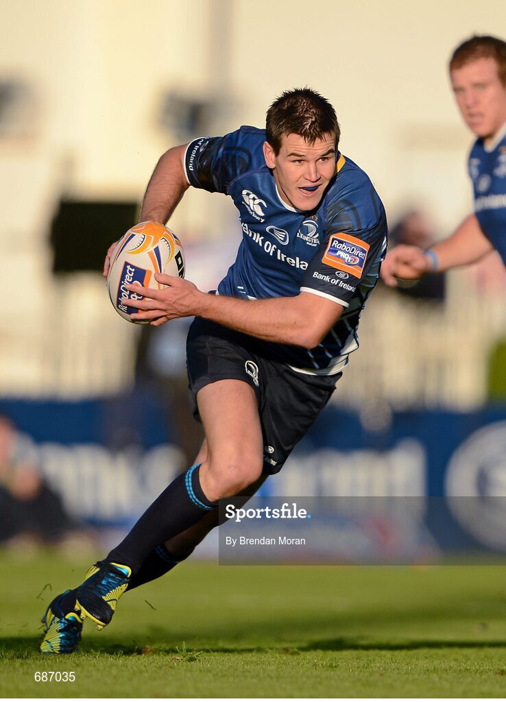 22 September 2012; Jonathan Sexton, Leinster. Celtic League 2012/13, Round 4, Leinster v Edinburgh, RDS, Ballsbridge, Dublin. Picture credit: Brendan Moran / SPORTSFILE