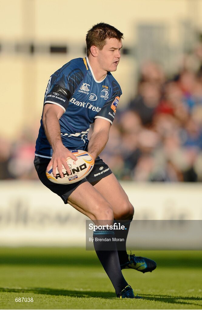 22 September 2012; Jonathan Sexton, Leinster. Celtic League 2012/13, Round 4, Leinster v Edinburgh, RDS, Ballsbridge, Dublin. Picture credit: Brendan Moran / SPORTSFILE