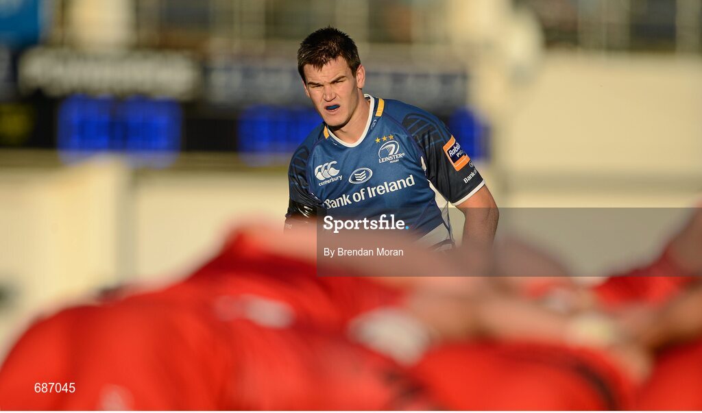 22 September 2012; Jonathan Sexton, Leinster. Celtic League 2012/13, Round 4, Leinster v Edinburgh, RDS, Ballsbridge, Dublin. Picture credit: Brendan Moran / SPORTSFILE