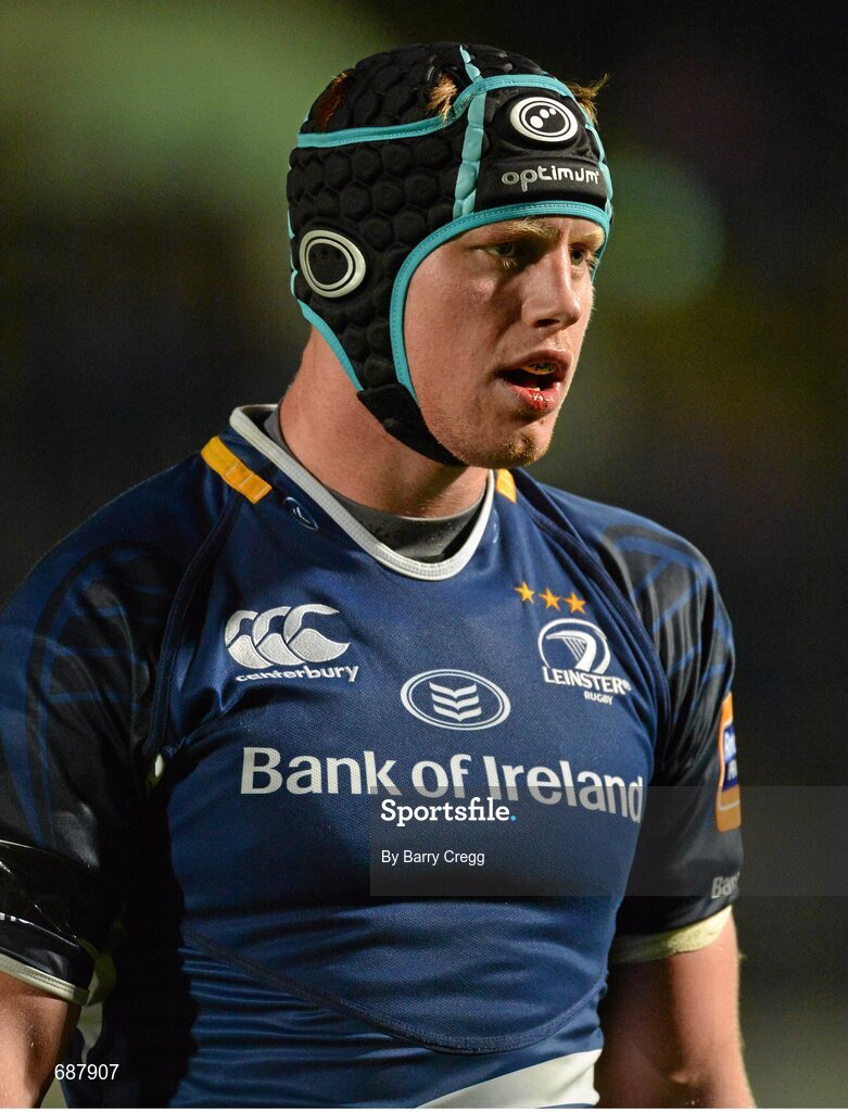 22 September 2012; Tom Denton, Leinster. Celtic League 2012/13, Round 4, Leinster v Edinburgh, RDS, Ballsbridge, Dublin. Picture credit: Barry Cregg / SPORTSFILE