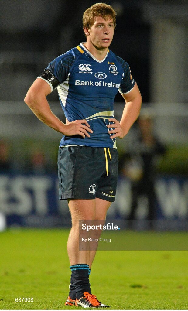22 September 2012; Brendan Macken, Leinster. Celtic League 2012/13, Round 4, Leinster v Edinburgh, RDS, Ballsbridge, Dublin. Picture credit: Barry Cregg / SPORTSFILE