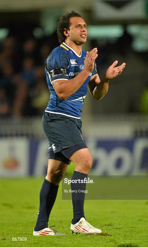 22 September 2012; Isa Nacewa, Leinster. Celtic League 2012/13, Round 4, Leinster v Edinburgh, RDS, Ballsbridge, Dublin. Picture credit: Barry Cregg / SPORTSFILE