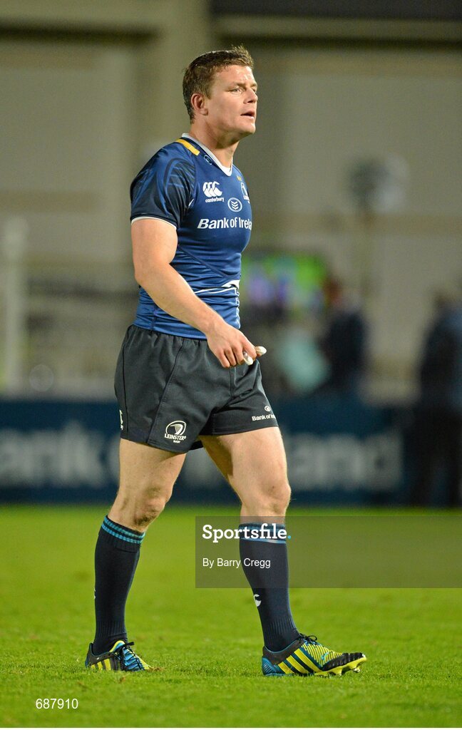 22 September 2012; Brian O'Driscoll, Leinster. Celtic League 2012/13, Round 4, Leinster v Edinburgh, RDS, Ballsbridge, Dublin. Picture credit: Barry Cregg / SPORTSFILE