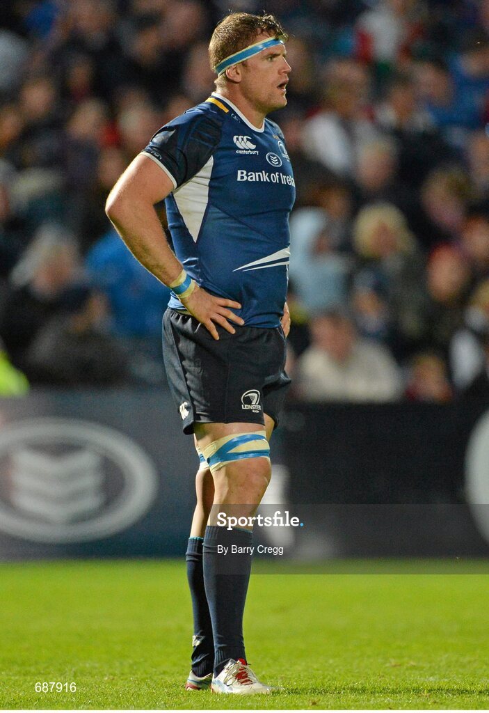22 September 2012; Jamie Heaslip, Leinster. Celtic League 2012/13, Round 4, Leinster v Edinburgh, RDS, Ballsbridge, Dublin. Picture credit: Barry Cregg / SPORTSFILE