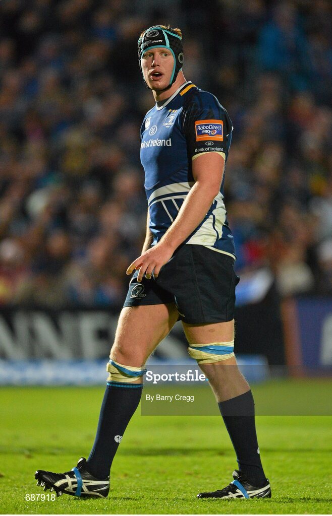 22 September 2012; Tom Denton, Leinster. Celtic League 2012/13, Round 4, Leinster v Edinburgh, RDS, Ballsbridge, Dublin. Picture credit: Barry Cregg / SPORTSFILE