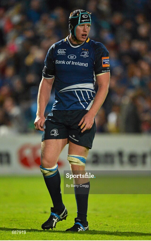22 September 2012; Tom Denton, Leinster. Celtic League 2012/13, Round 4, Leinster v Edinburgh, RDS, Ballsbridge, Dublin. Picture credit: Barry Cregg / SPORTSFILE