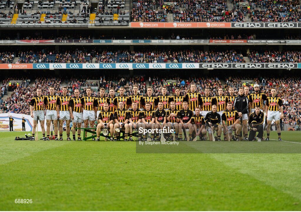 30 September 2012; The Kilkenny squad. GAA Hurling All-Ireland Senior Championship Final Replay, Kilkenny v Galway, Croke Park, Dublin. Picture credit: Stephen McCarthy / SPORTSFILE