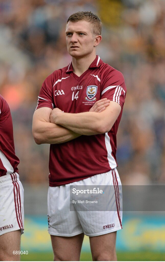 30 September 2012; Galway's Joe Canning after the final whistle. GAA Hurling All-Ireland Senior Championship Final Replay, Kilkenny v Galway, Croke Park, Dublin. Picture credit: Matt Browne / SPORTSFILE